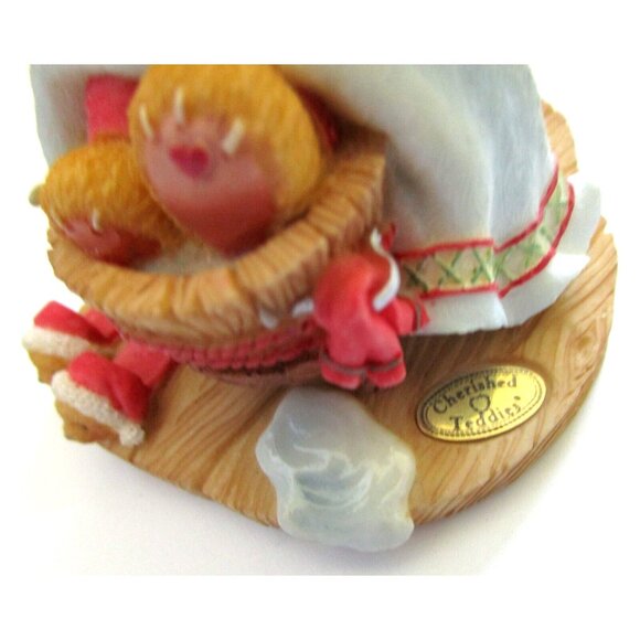 Cherished Teddies -Enesco 1998 Santa (#352713) "A Little Holiday R&R" LE Vintage - Picture 5 of 8